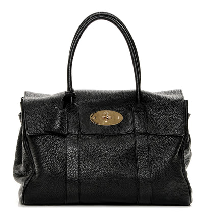 Mulberry Spongy Pebbled Leather Bayswater Black 1 of 8