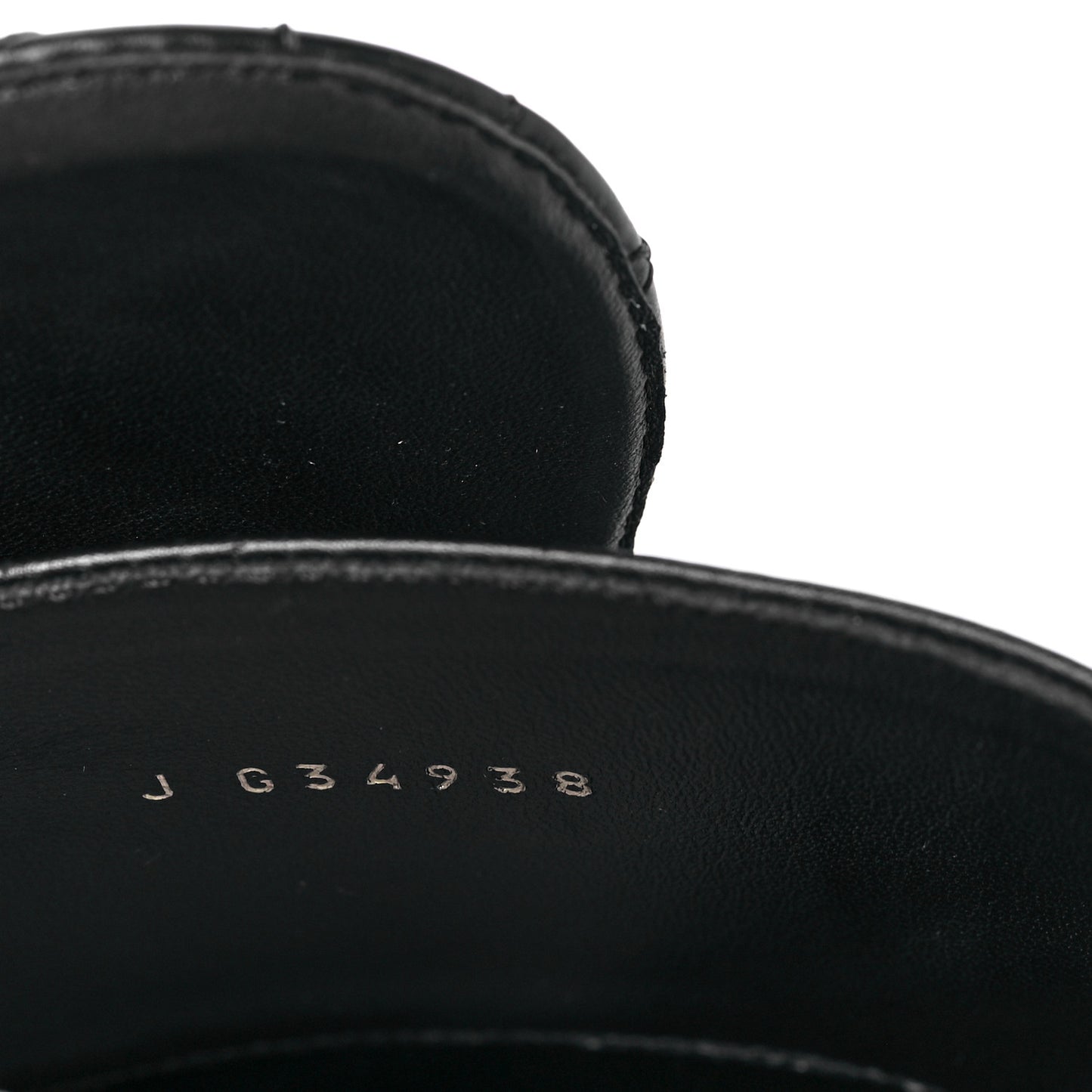Calfskin Quilted CC Boots 39.5 Black