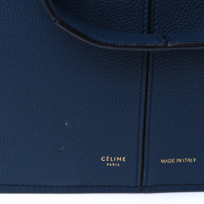 Celine Baby Grained Calfskin Medium Tri-Fold Bag Steel Blue 17 of 21