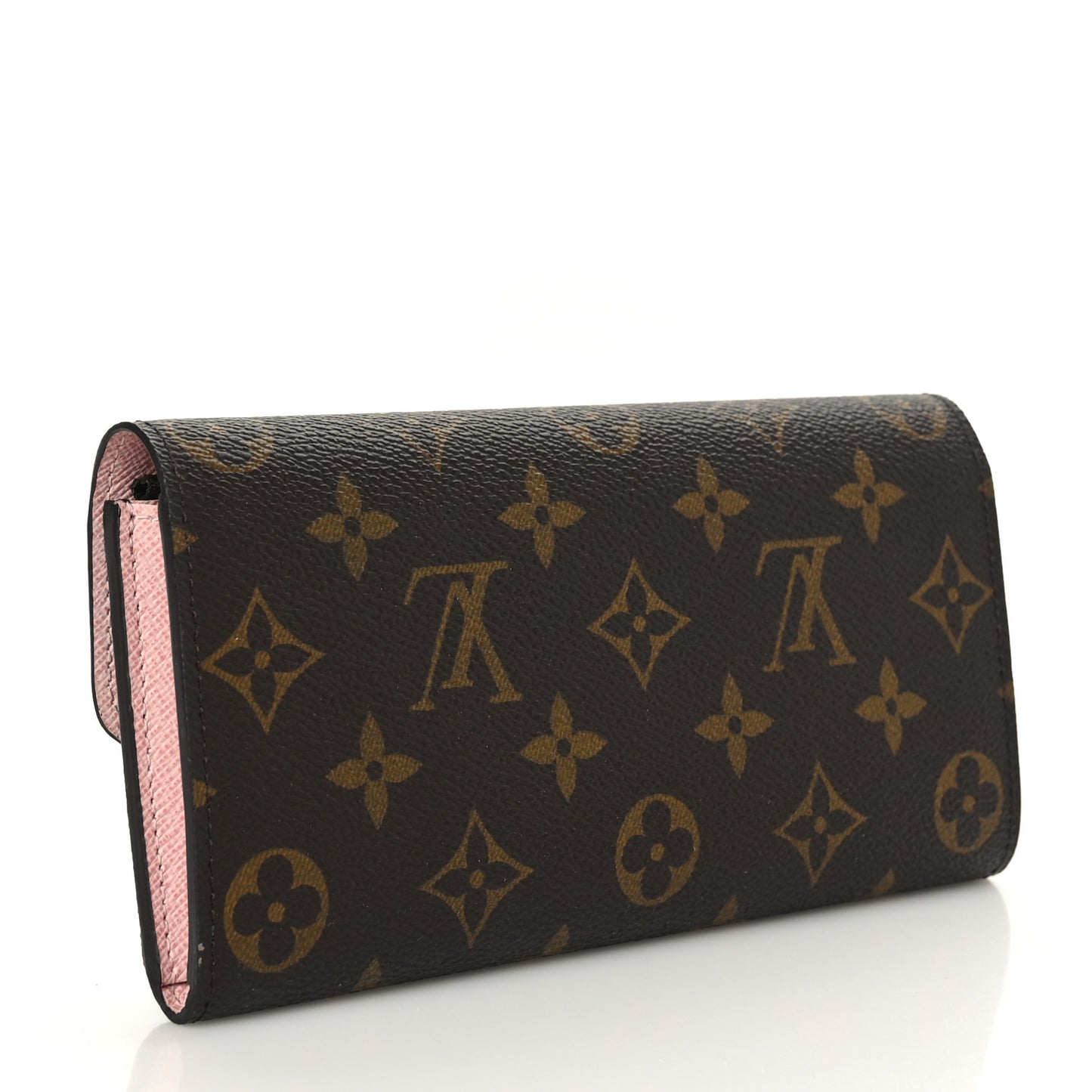 Monogram Emilie Wallet Rose Ballerine