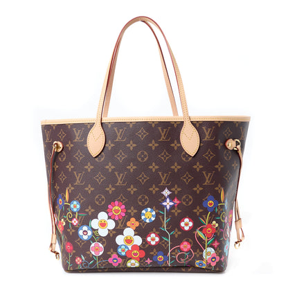 Louis Vuitton LV X TM Monogram Flowers Neverfull MM 1 of 12