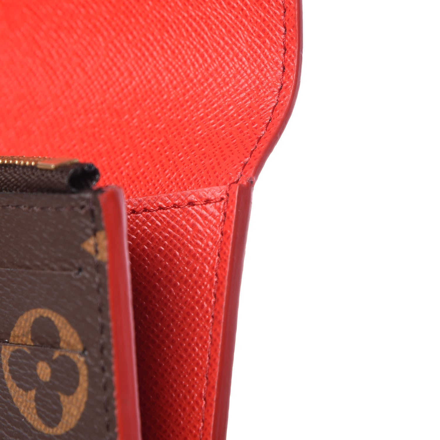 Louis Vuitton Monogram Bloom Flower Emilie Wallet Coquelicot 8 of 11