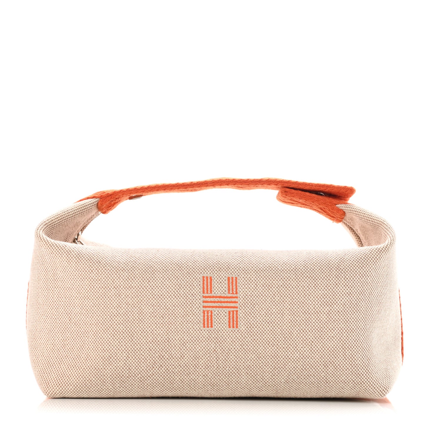 Canvas Small Bride-A-Brac Pouch Natural Orange