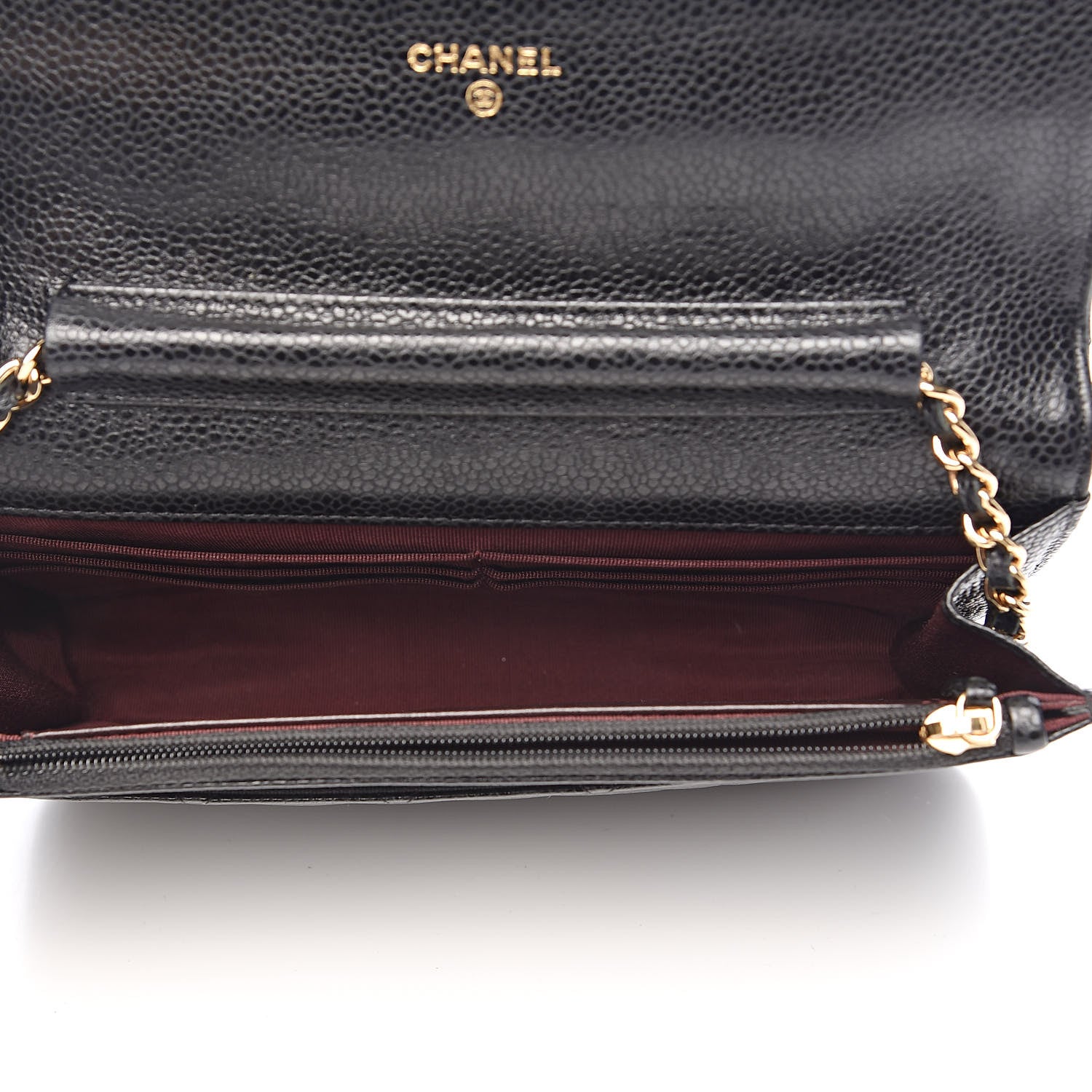 Chanel Caviar Quilted Wallet On Chain WOC Black 5 of 15