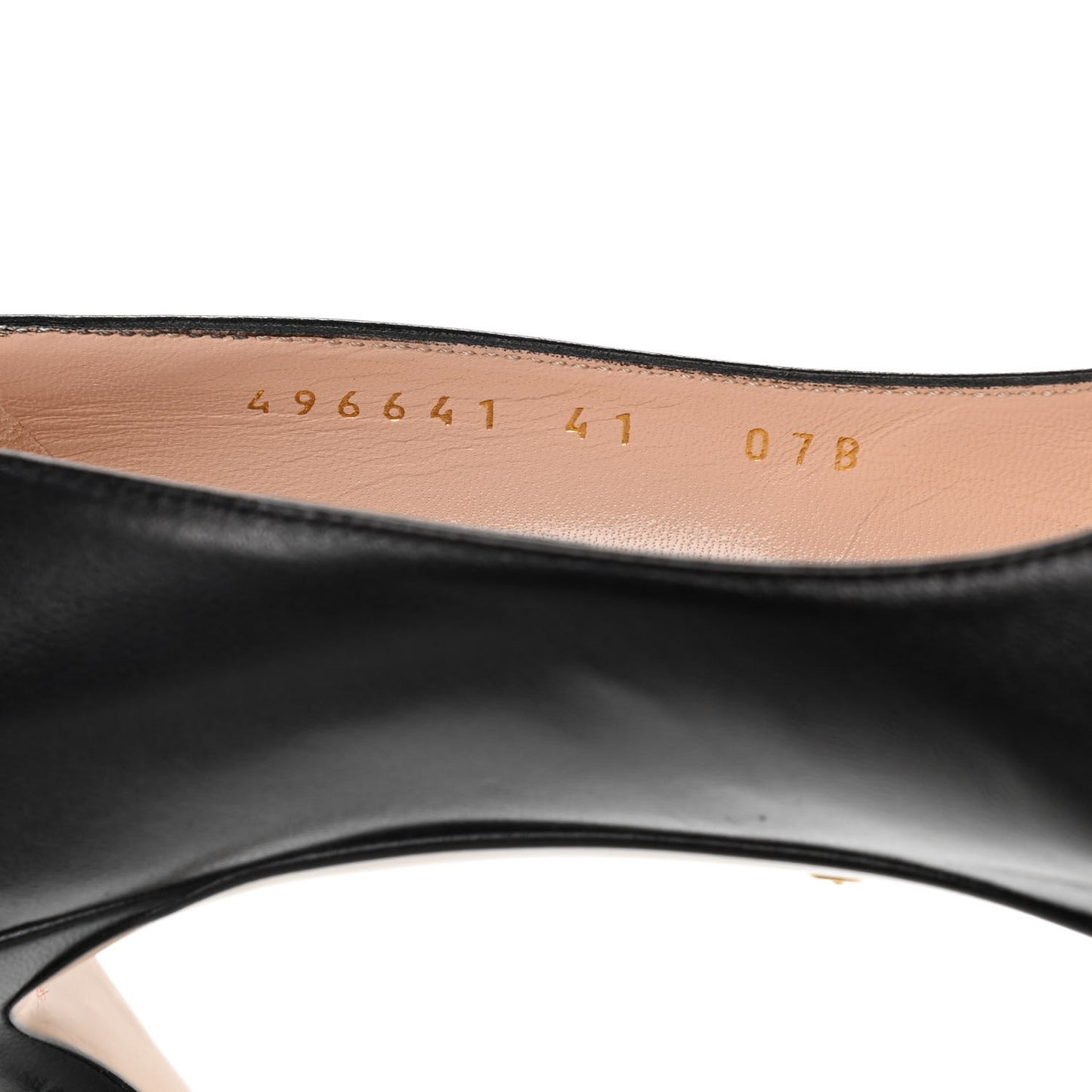 Nappa Queen Margaret Mid Heel Pumps 41 Black