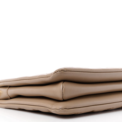 Louis Vuitton Lambskin Embossed Monogram Coussin MM Taupe 11 of 14