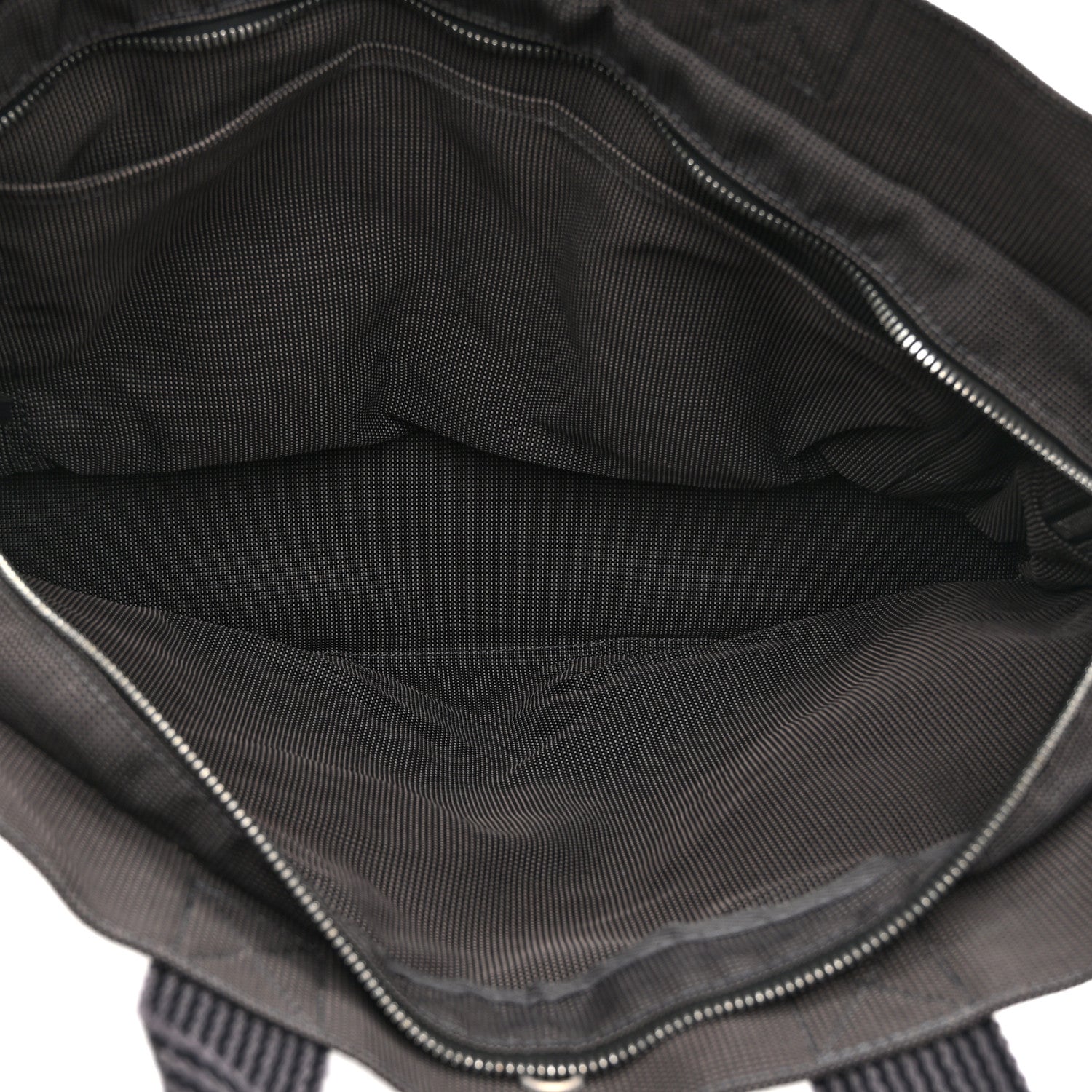 Hermes Canvas Herline MM Tote Grey 5 of 10
