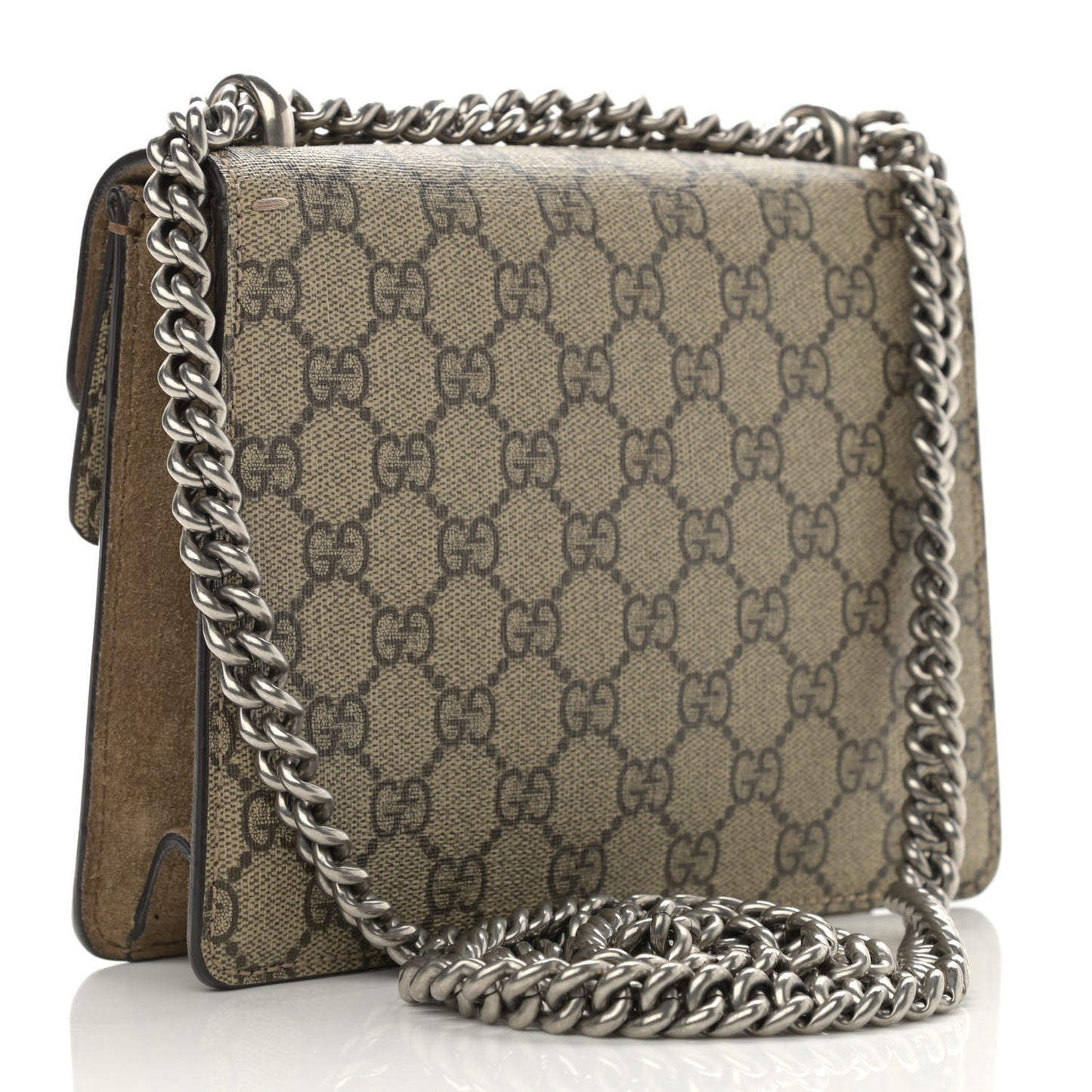 GG Supreme Monogram Mini Dionysus Shoulder Bag Taupe