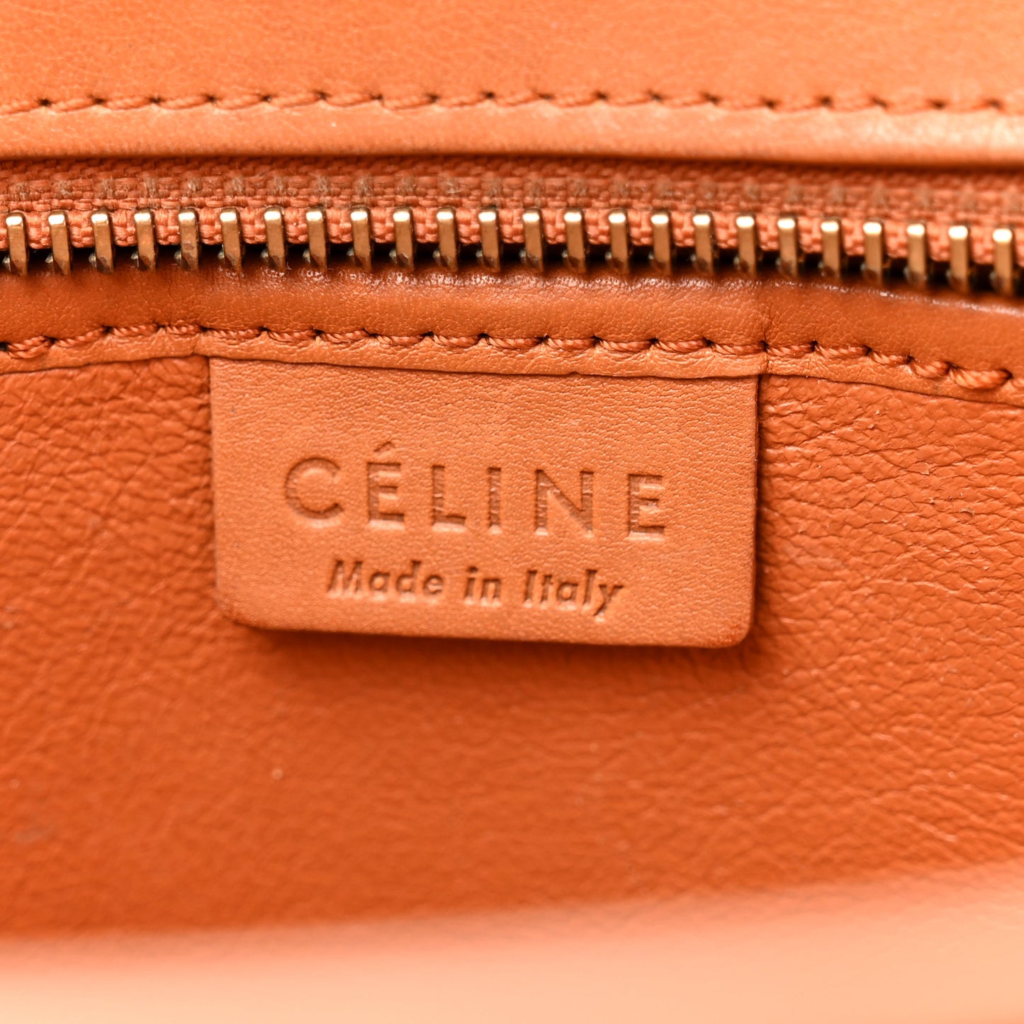 Smooth Calfskin Nano Luggage Light Copper