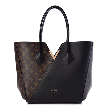 Louis Vuitton Calfskin Monogram Kimono Tote Black 1 of 12