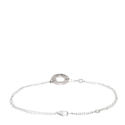 Cartier 18K White Gold Diamond LOVE Bracelet 3 of 4