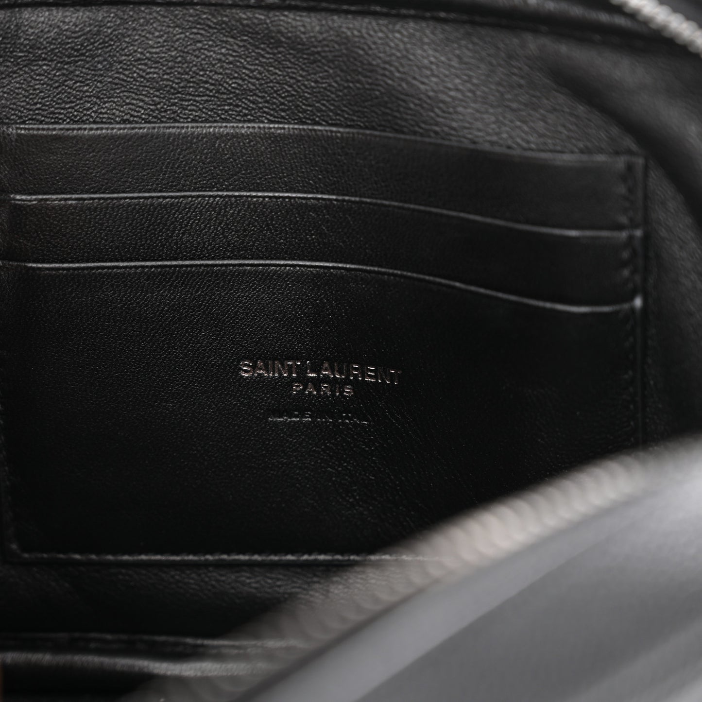Grain De Poudre Matelasse Monogram Mini Lou Camera Bag Black