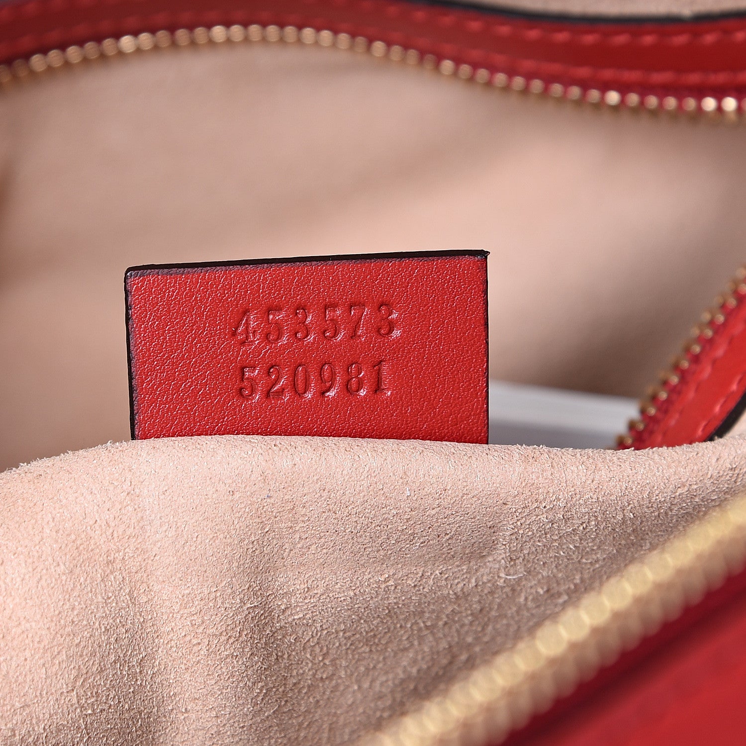 Gucci Guccissima Signature Boston Hibiscus Red 6 of 9