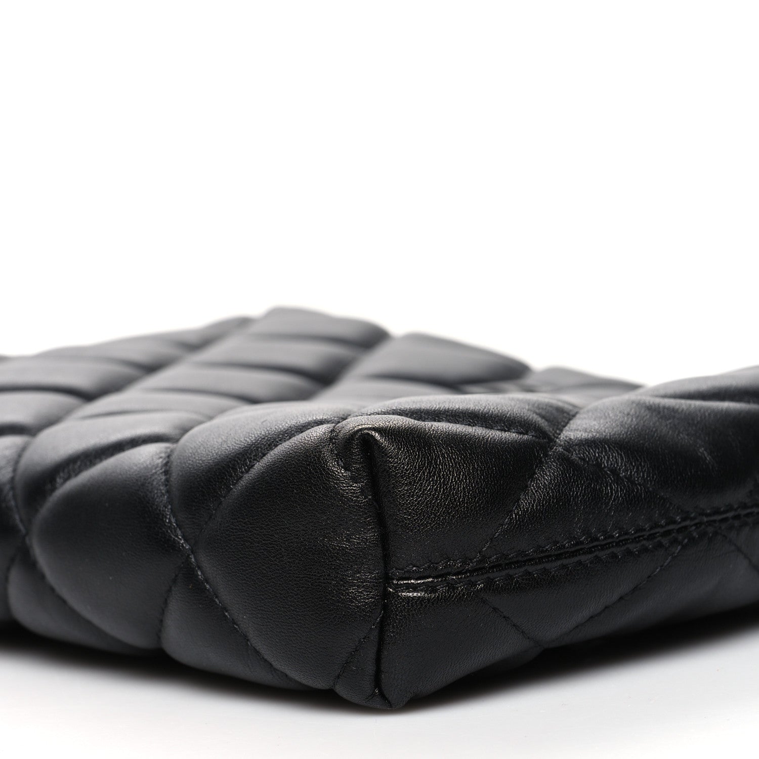 Balenciaga Nappa Calfskin Quilted Touch B Camera Shoulder Bag Black 10 of 11