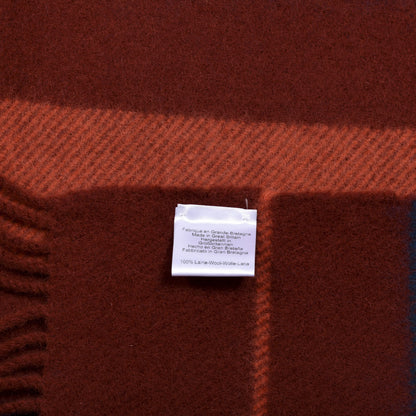 Hermes Wool Rocabar Blanket Rouge H 2 of 4