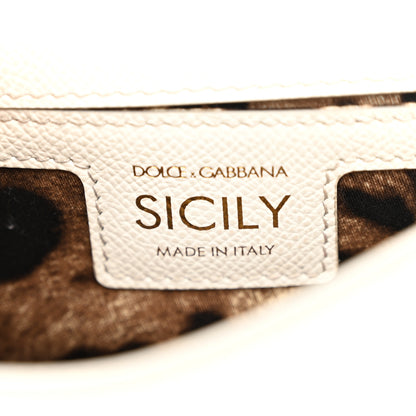 Dolce & Gabbana DOLCE GABBANA Dauphine Mini Miss Sicily Bag White 6 of 9