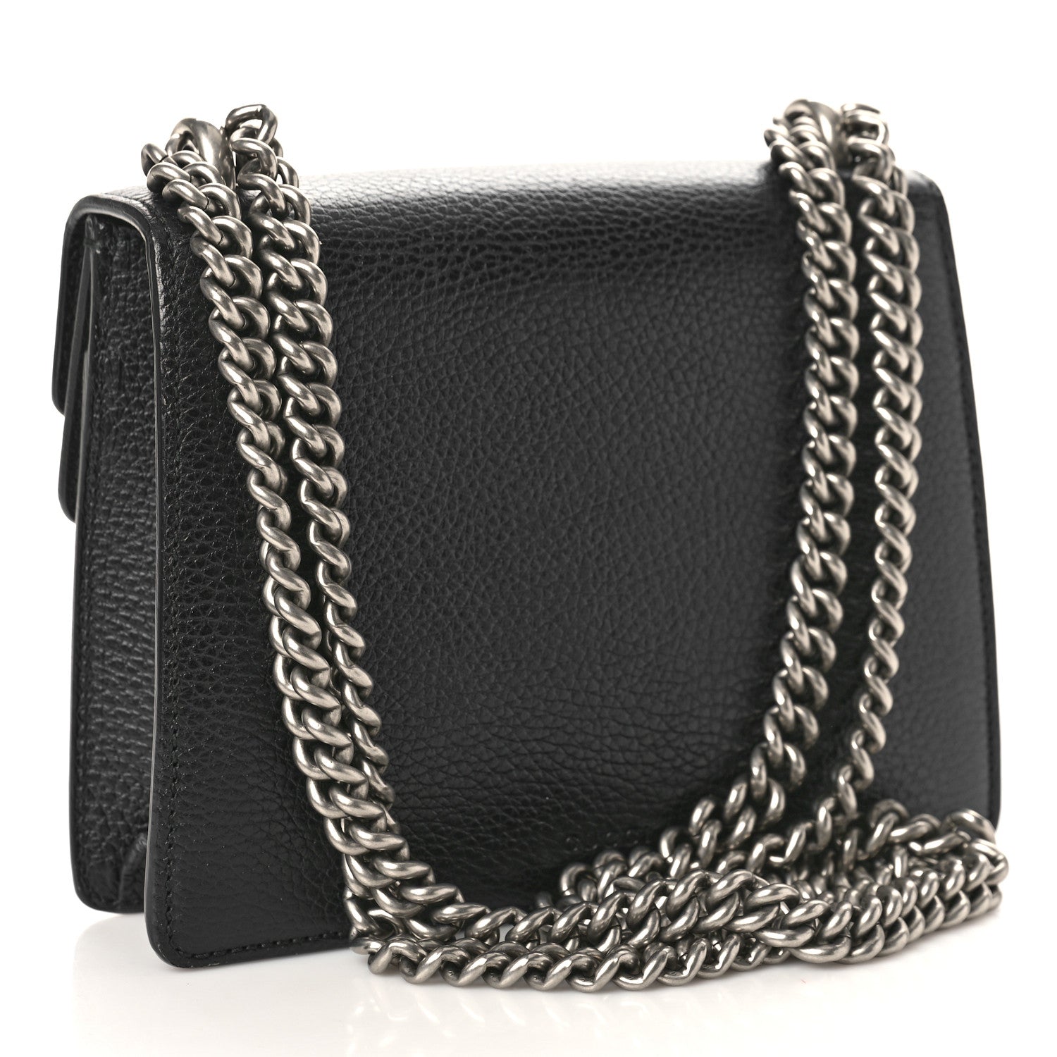 Gucci Calfskin Mini Dionysus Shoulder Bag Black 3 of 10