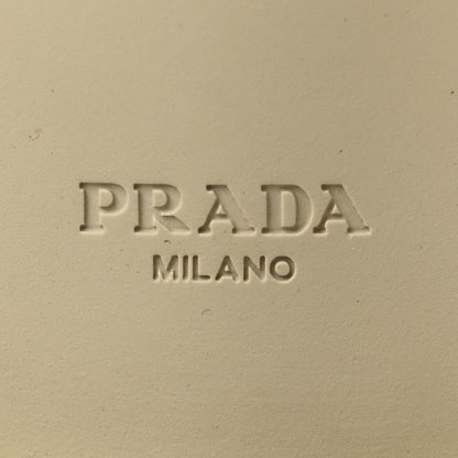 Prada Spazzolato Re-Nylon Metal Triangle Logo Womens 50mm Combat Boots 37.5 Deserto 6 of 10