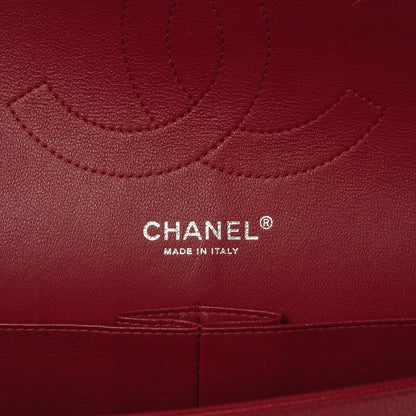 Chanel Caviar Quilted Jumbo Double Flap Red 6 of 8