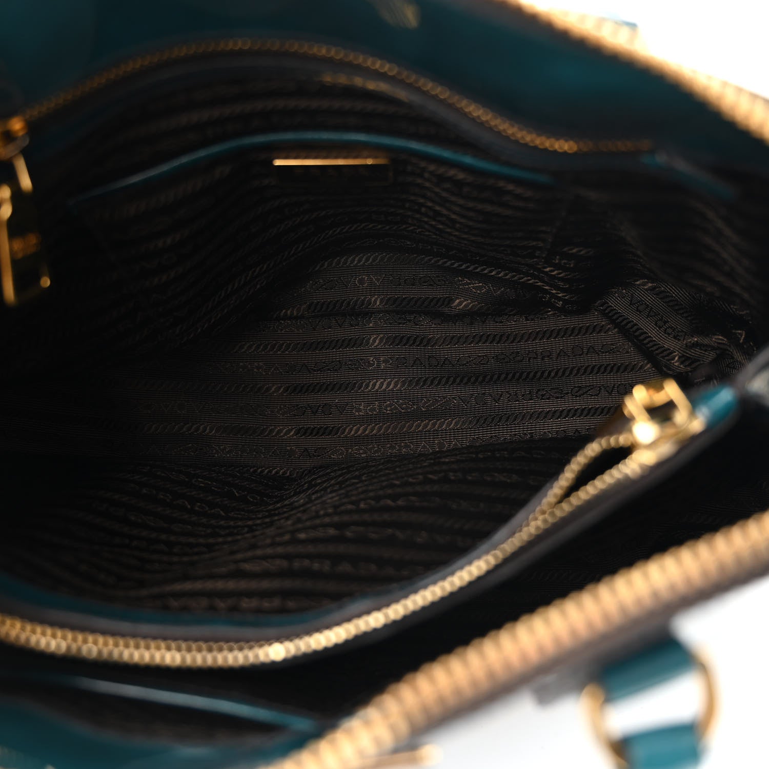 Prada Spazzolato Medium Promenade Tote Pavone Fume 6 of 14
