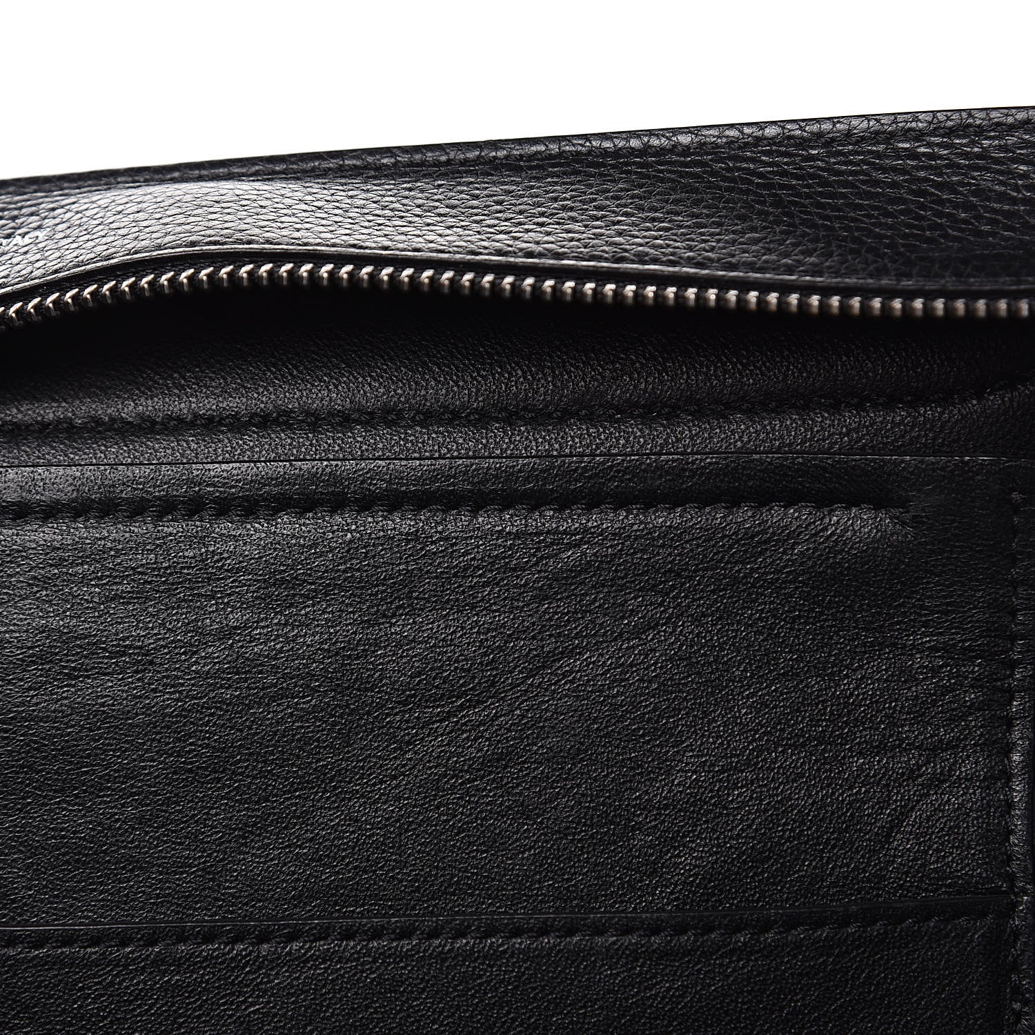 Celine Drummed Calfskin Suede Large Trapeze Black 10 of 16