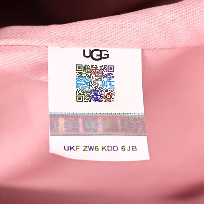 Telfar X UGG Suede Shearling Medium Shopping Bag Pink 7 of 11