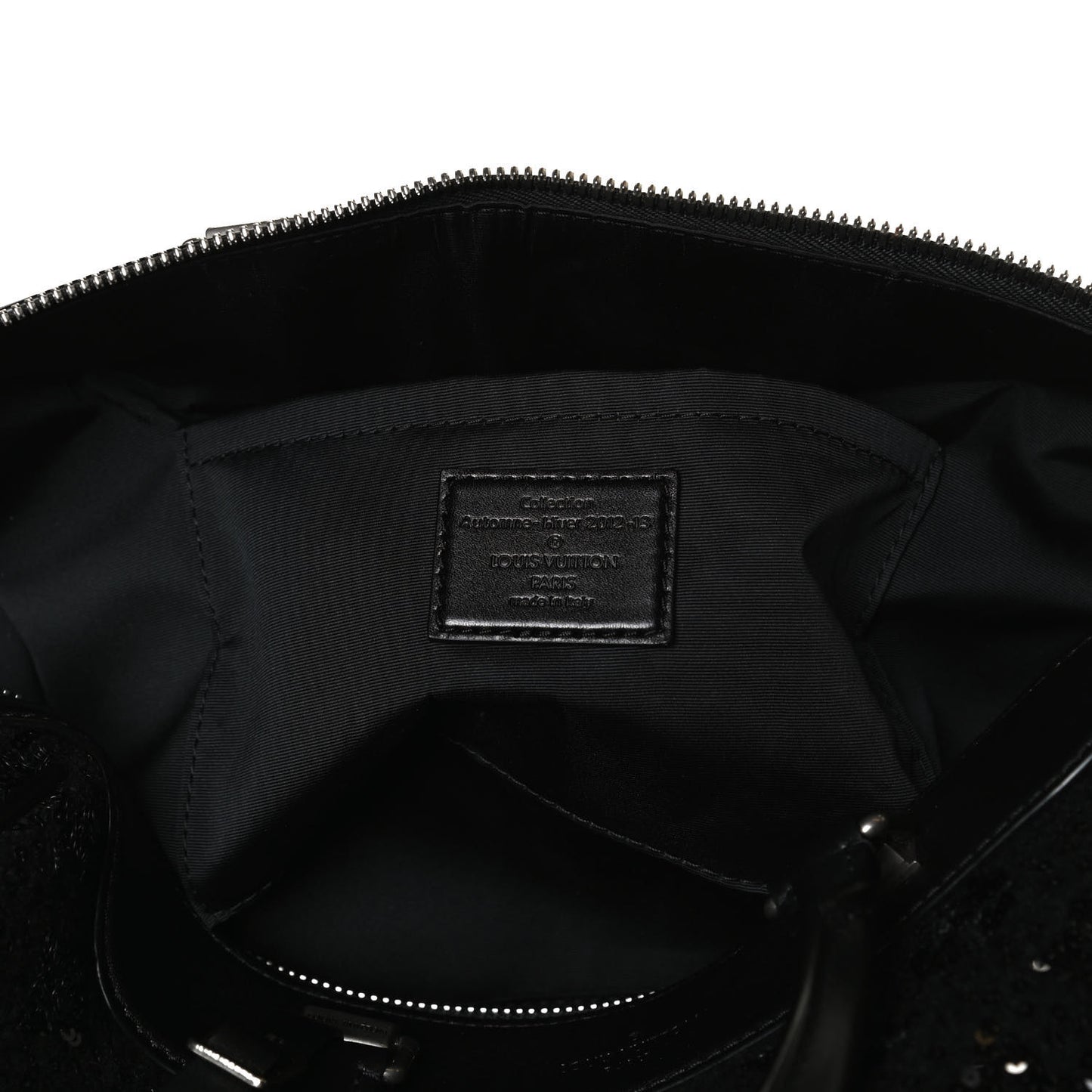 Sequin Monogram Sunshine Express Speedy Black