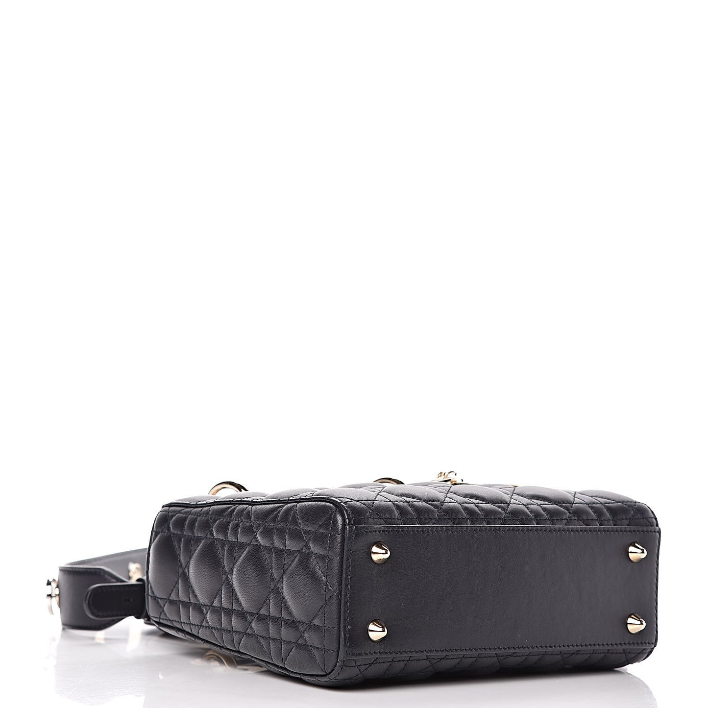 Lambskin Cannage Small My Lady Dior Indigo Blue