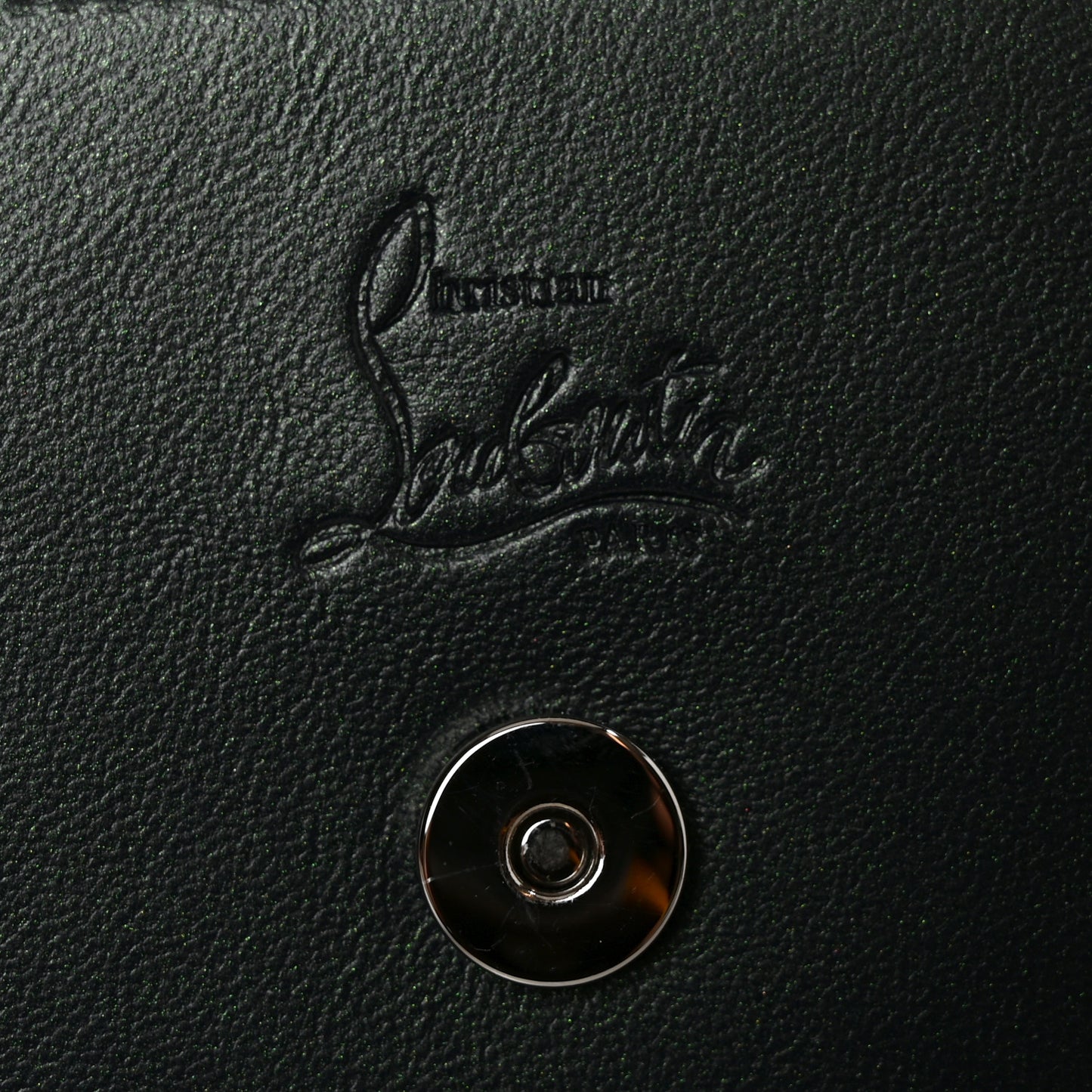 Calfskin Spikes Loubinthesky Paloma Clutch Zaffiro Zaffiro