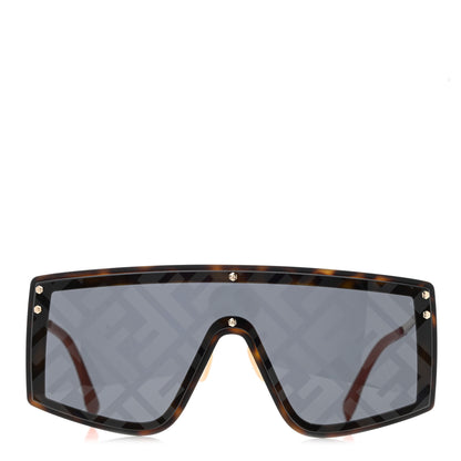 Fendi FF Shield Sunglasses FF M0076/G/S Brown 2 of 8