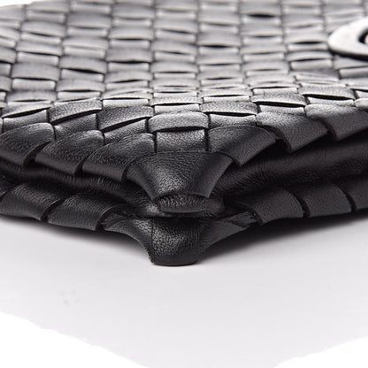 Bottega Veneta Nappa Intrecciato Turnlock Clutch Black 5 of 9