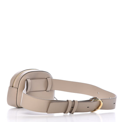 Chloe Smooth Calfskin Little Horses Embroidered Signature Belt Bag Pastel Grey 3 of 9