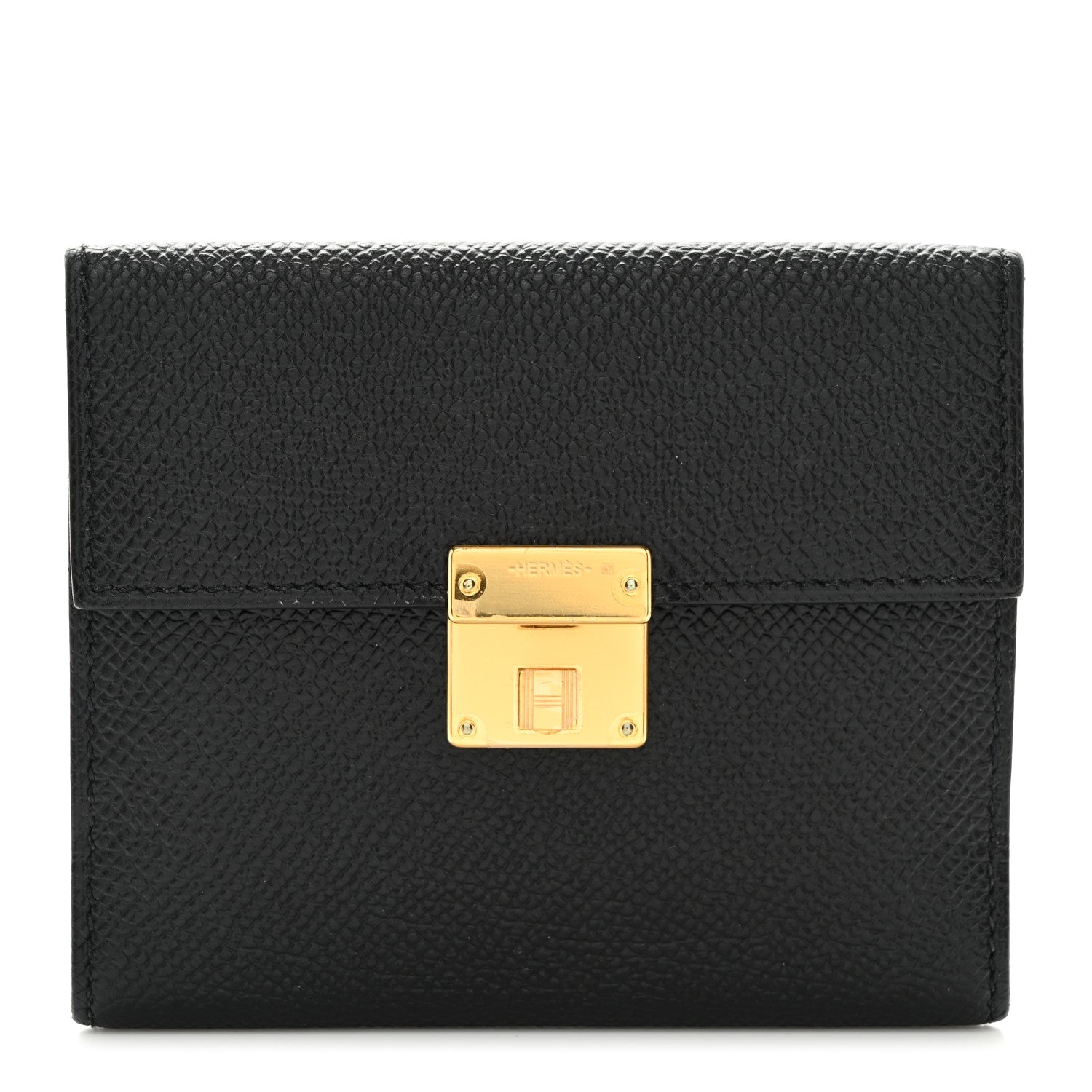 Hermes Epsom Clic Mini Card Holder Black 1 of 8