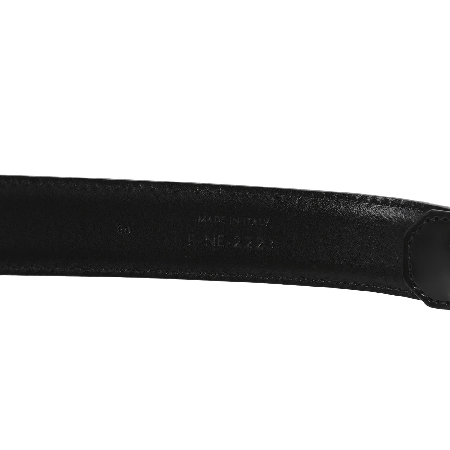Box Calfskin Medium 25mm Triomphe Belt 80 32 Black