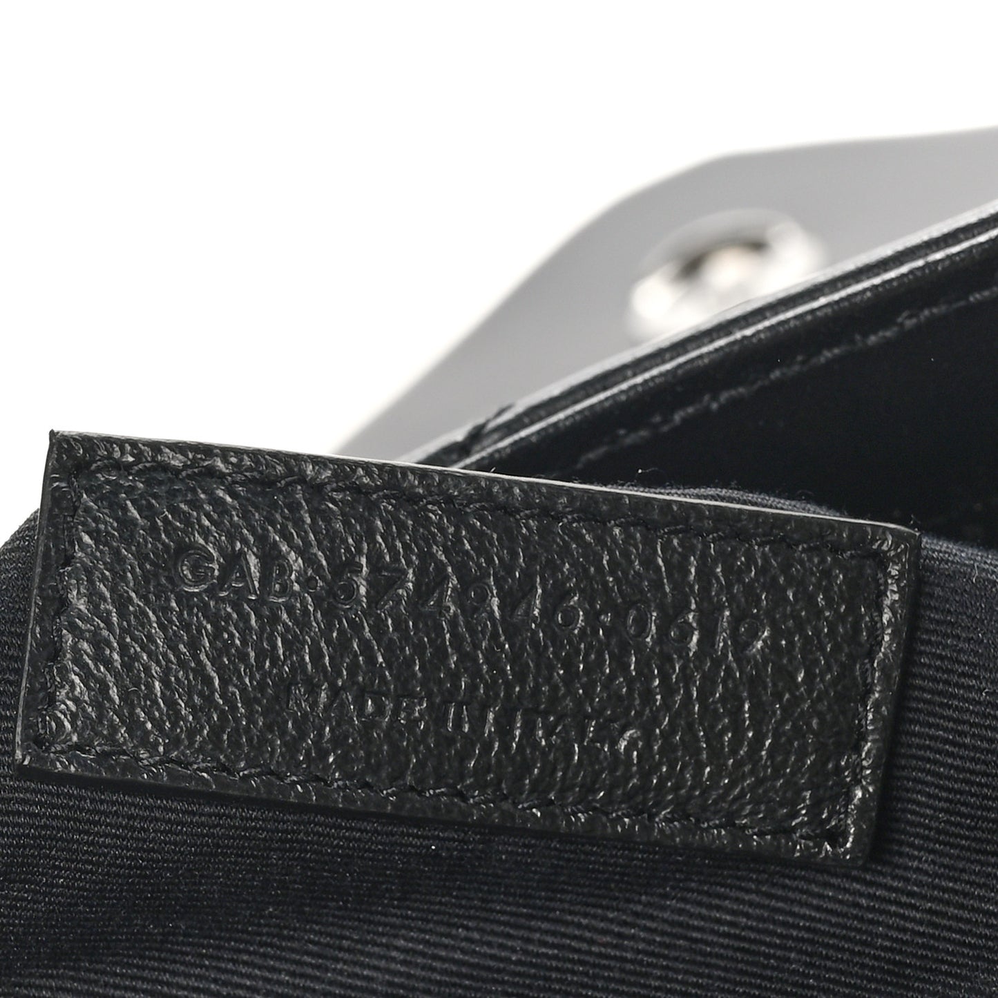 Calfskin Y Quilted Monogram Monochrome Medium Loulou Chain Satchel Black