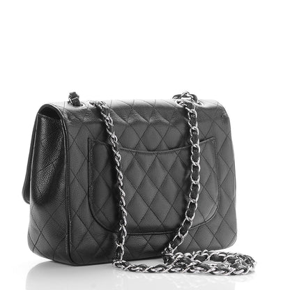 Chanel Caviar Quilted Jumbo Single Flap Black 4 of 8
