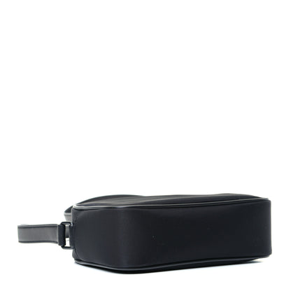 Saint Laurent Lambskin Nylon Small Camp Camera Bag Black 3 of 5