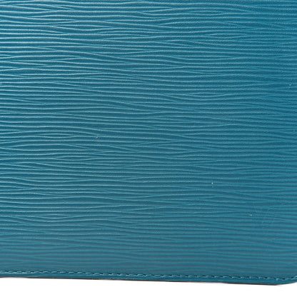 Louis Vuitton Epi Neverfull Pochette MM GM Cyan 6 of 6