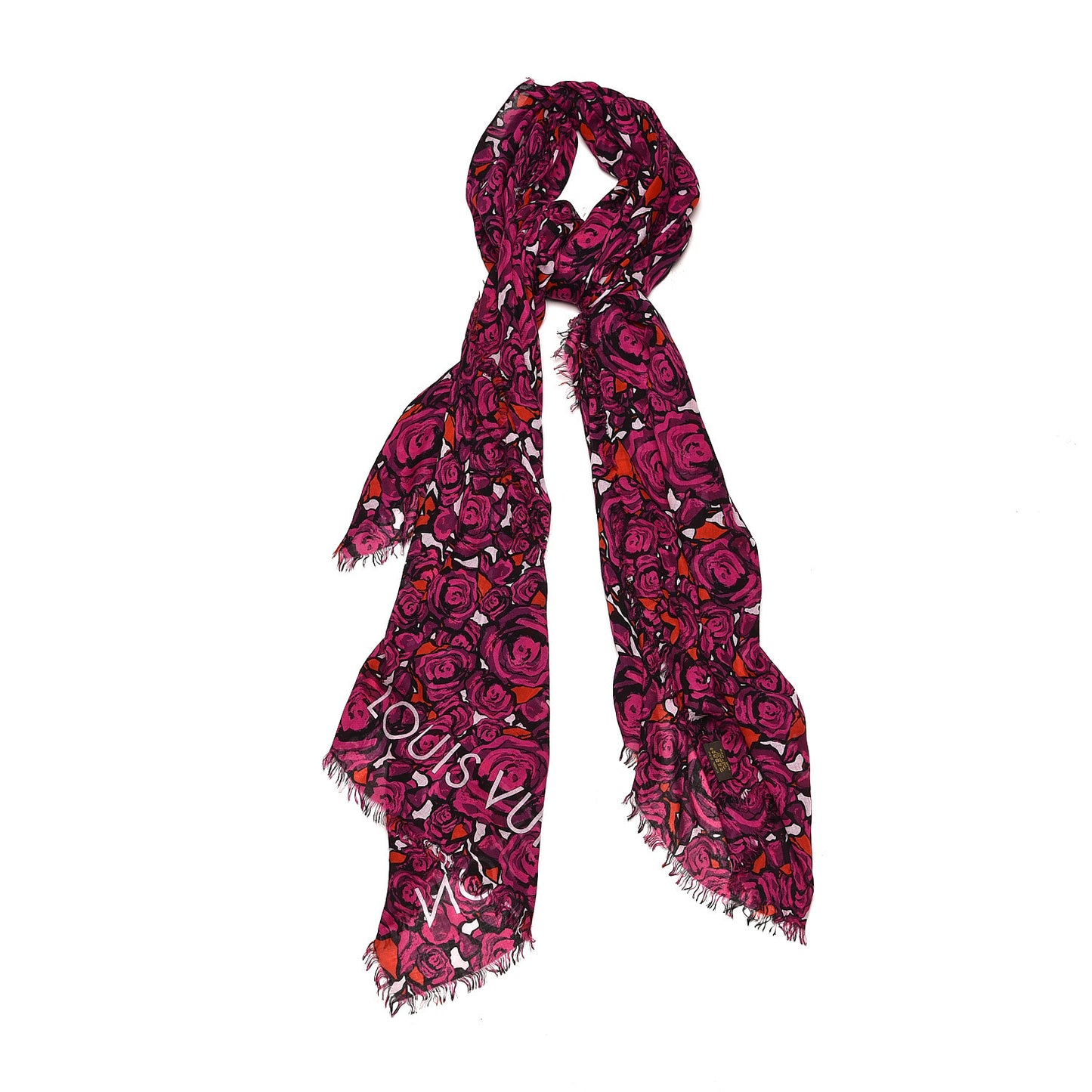Modal Silk Rock'n'Roses Stole Berry