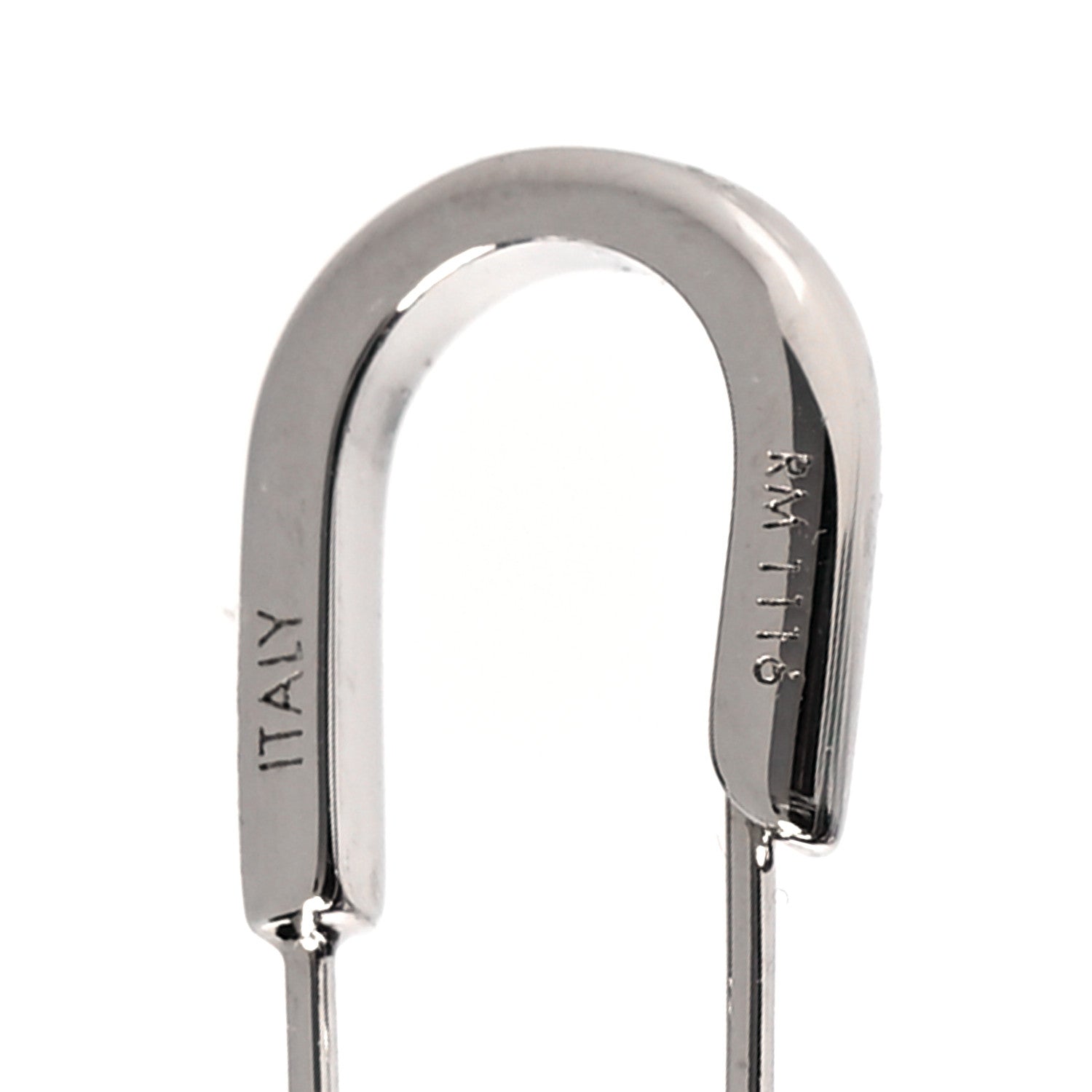 Louis Vuitton Key Safety Pin Earrings Silver 4 of 4