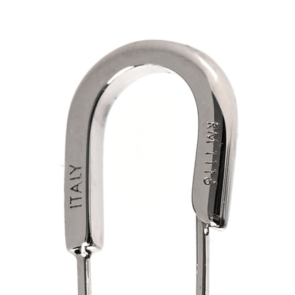 Louis Vuitton Key Safety Pin Earrings Silver 4 of 4