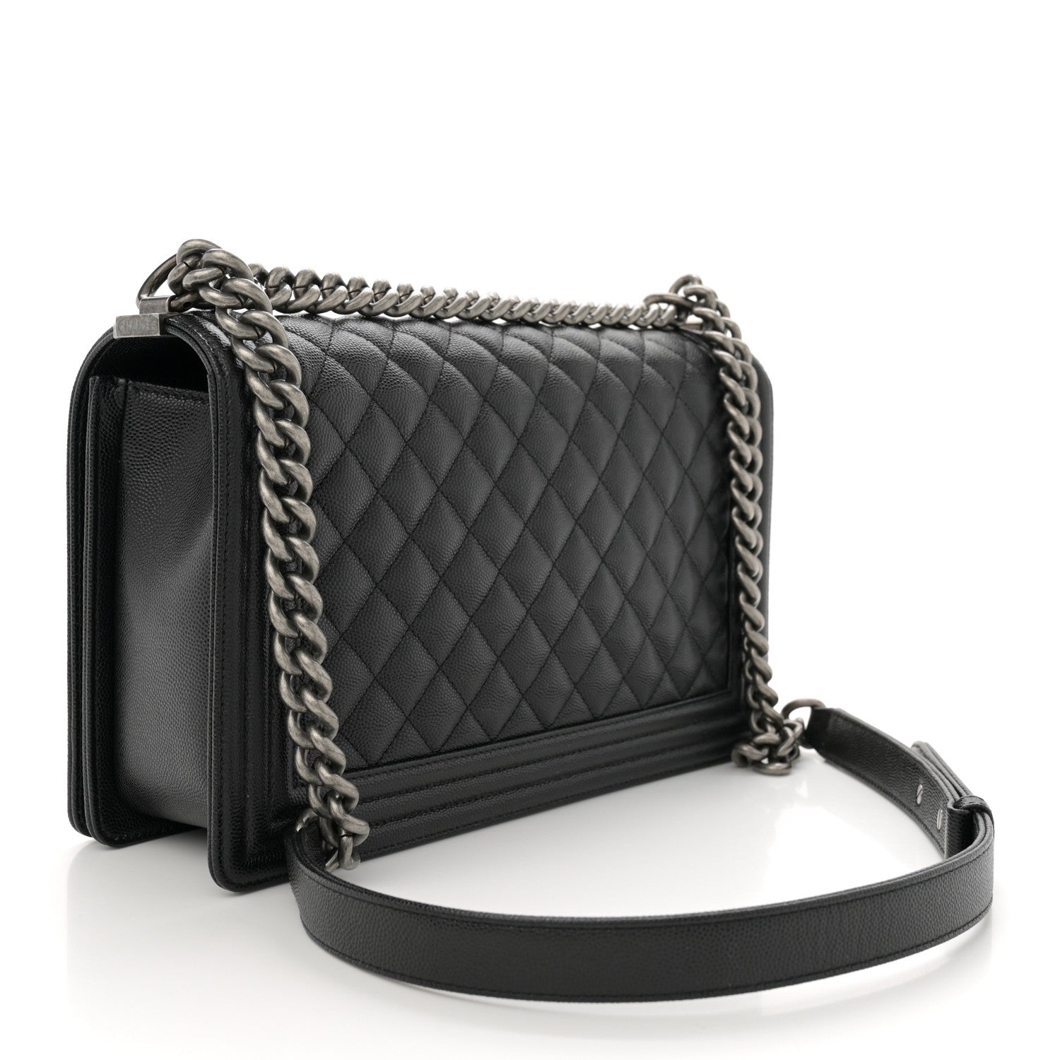 Chanel Caviar Quilted New Medium Boy Flap Black 3 of 10