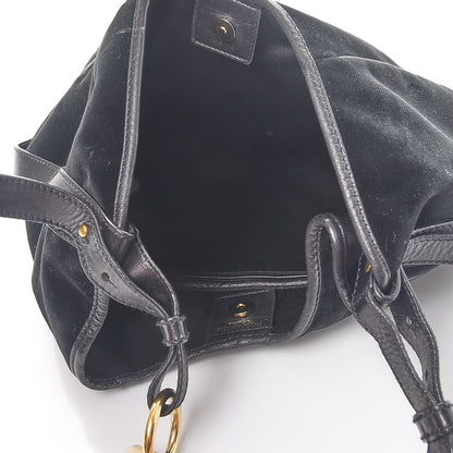 Saint Laurent Velvet Beaded Mombasa Black 5 of 17