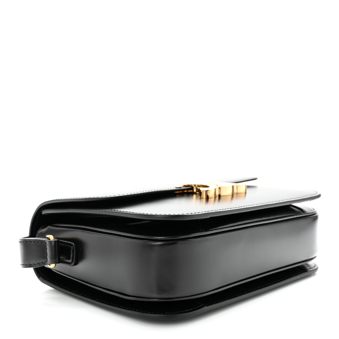 Shiny Calfskin Medium Triomphe Black