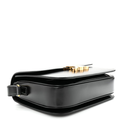 Celine Shiny Calfskin Medium Triomphe Black 4 of 11