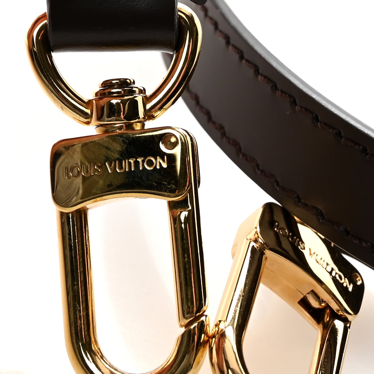 Louis Vuitton Calfskin 16mm Adjustable Shoulder Strap Ebene 4 of 5