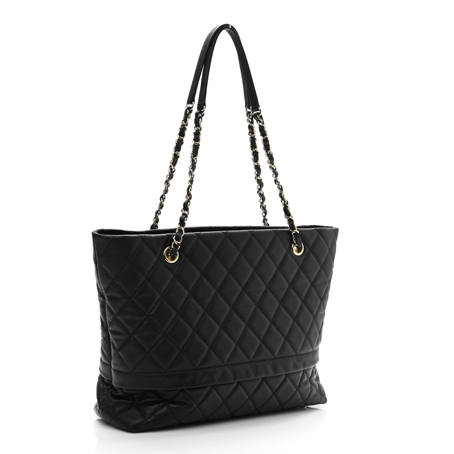 Chanel Caviar Quilted Rolled Up Tote Black 3 of 11
