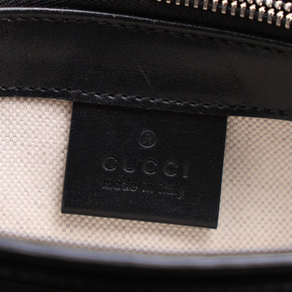 Gucci Calfskin GG Tennis Embossed Messenger Bag Black 6 of 10