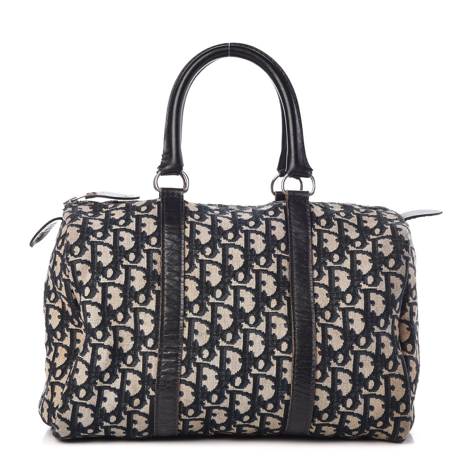 Christian Dior Monogram Boston Navy Blue 1 of 44