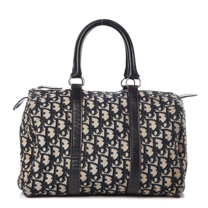 Christian Dior Monogram Boston Navy Blue 1 of 44